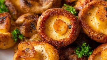 Air Fryer Mushrooms