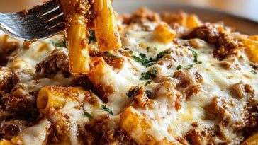 Baked Ziti with Meat Sauce