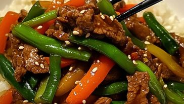 Beef Stir Fry with Rice