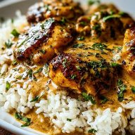 Best Smothered Chicken and Rice