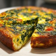 Best Spinach Frittata Ever