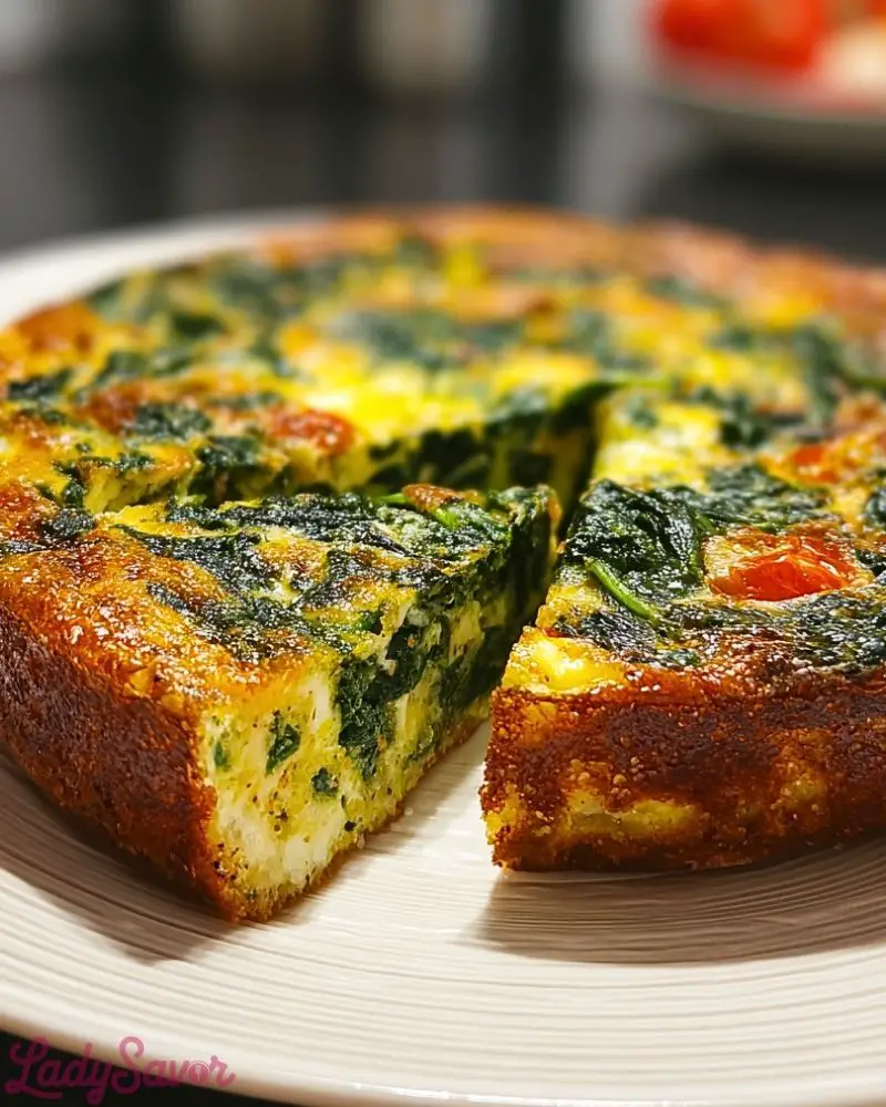 Best Spinach Frittata Ever