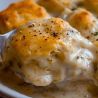Biscuits and Gravy Casserole