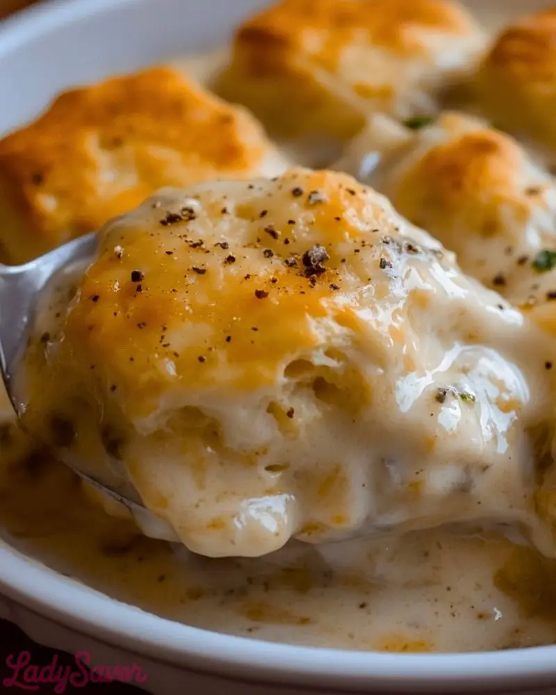 Biscuits and Gravy Casserole Biscuits and Gravy Casserole