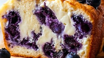 Blueberry Cream Cheese Bread