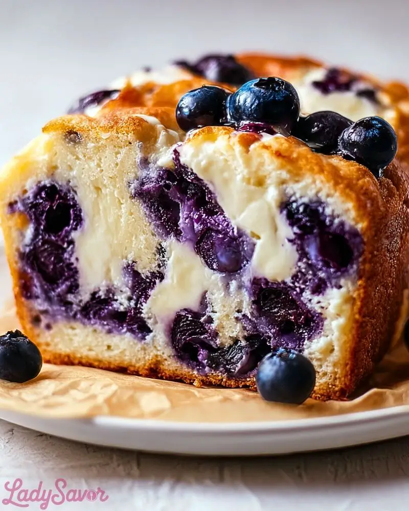 Blueberry Cream Cheese Bread Blueberry Cream Cheese Bread