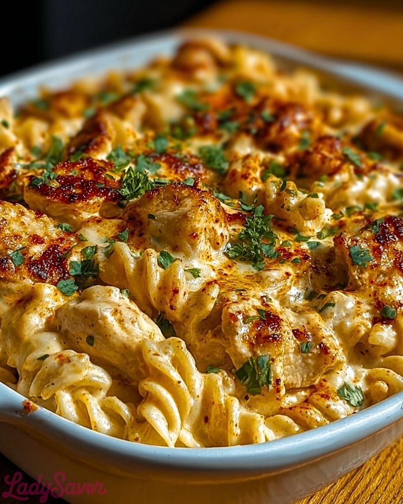 Cajun Cream Cheese Chicken Pasta Bake Cajun Cream Cheese Chicken Pasta Bake2