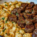 Cajun Steak Bites and Cheesy Garlic Shells Skillet Cajun Steak Bites and Cheesy Garlic Shells Skillet2