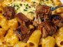 Cajun Steak Tips in Cheesy Rigatoni Parmesan Sauce