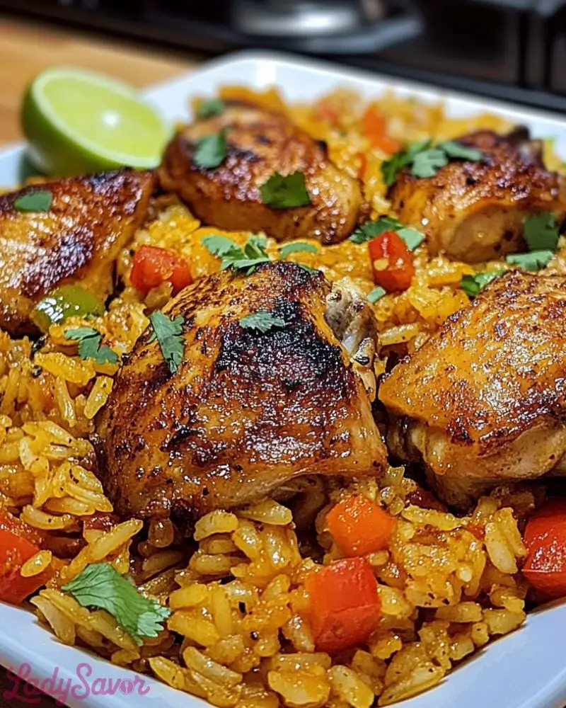 Caribbean Chicken and Rice Caribbean Chicken and Rice2