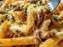 Cheesy Penne with Garlic Butter Ground Beef 1