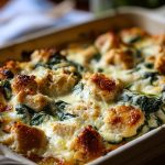 Chicken and Spinach Casserole with Cream Cheese Chicken and Spinach Casserole with Cream Cheese2