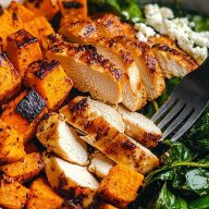 Chicken and Sweet Potato Bowls for Two