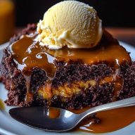 Chocolate Caramel Dump Cake