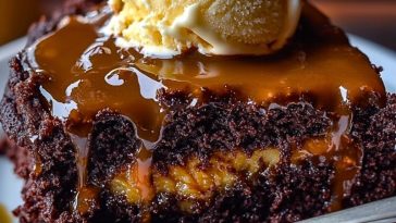 Chocolate Caramel Dump Cake