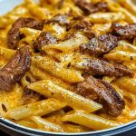 Creamy Cajun Steak & Cheddar Penne Skillet Creamy Cajun Steak Cheddar Penne Skillet2