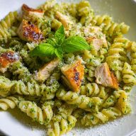 Creamy Chicken Pesto Pasta