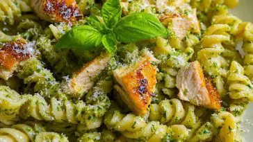 Creamy Chicken Pesto Pasta
