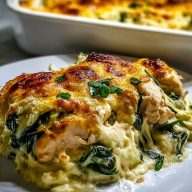 Creamy Chicken and Spinach Casserole