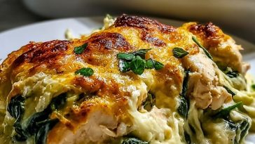 Creamy Chicken and Spinach Casserole