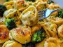 Creamy Garlic Parmesan Tortellini with Chicken and Broccoli