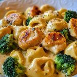Creamy Garlic Parmesan Tortellini with Chicken and Broccoli Creamy Garlic Parmesan Tortellini with Chicken and Broccoli2