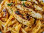 Creamy One Pot Cajun Chicken Linguine with Garlic Parmesan Sauce