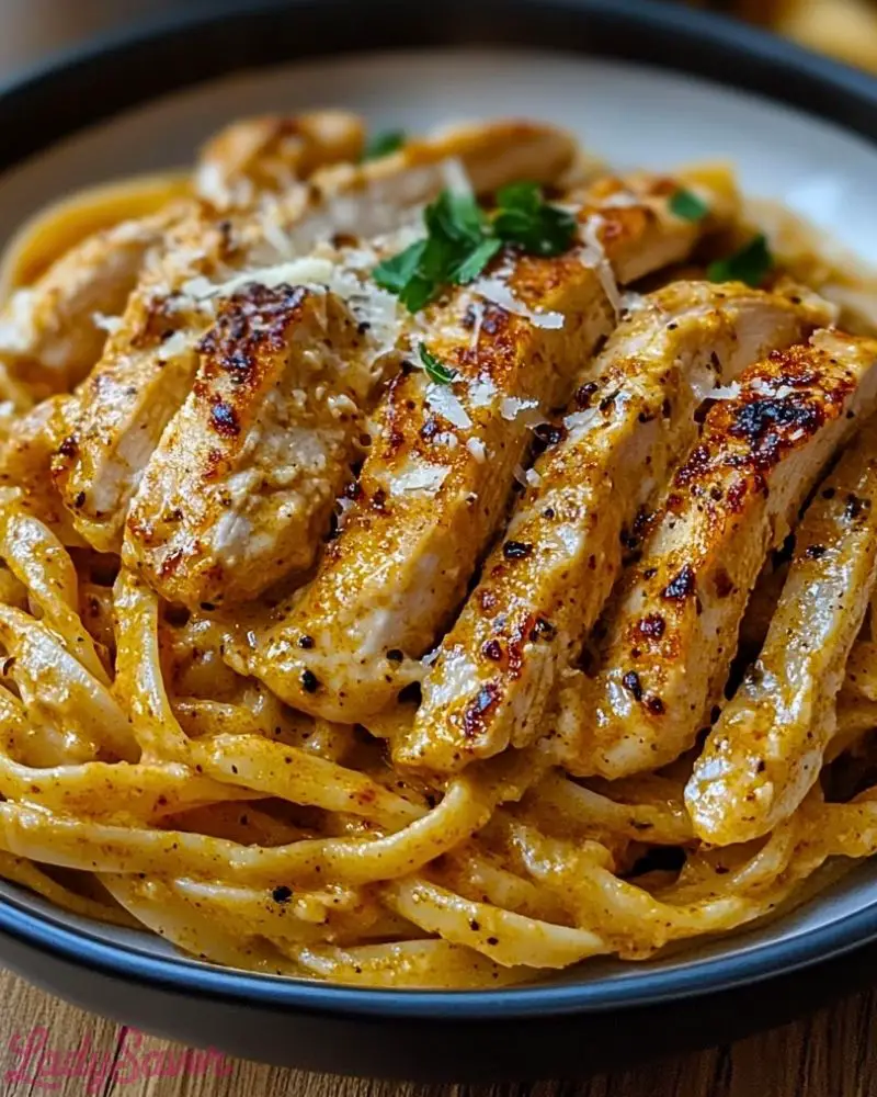Creamy One Pot Cajun Chicken Linguine with Garlic Parmesan Sauce Creamy One Pot Cajun Chicken Linguine with Garlic Parmesan Sauce2
