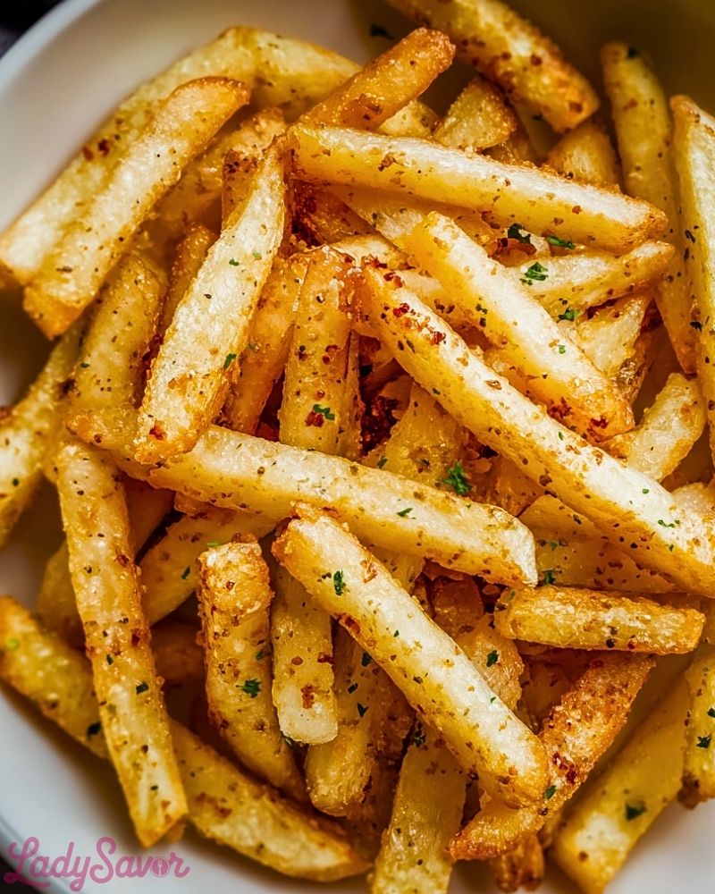 Crispy Air Fryer Seasoned French Fries2