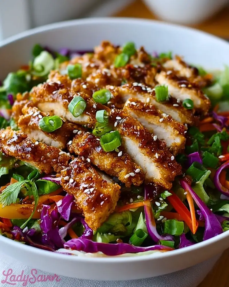 Crispy Asian Chicken Salad Crispy Asian Chicken Salad