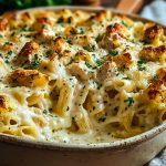 Easy Chicken Alfredo Casserole2