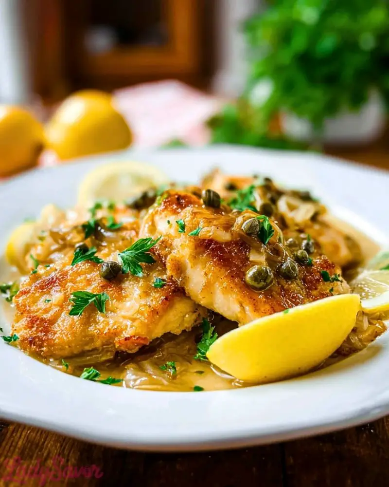 Easy Chicken Piccata Easy Chicken Piccata2