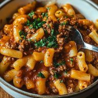 Easy Homemade Beefaroni