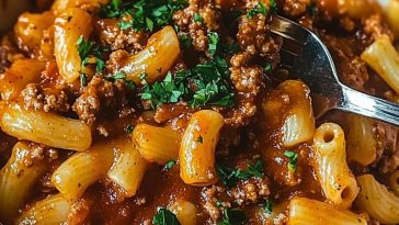 Easy Homemade Beefaroni