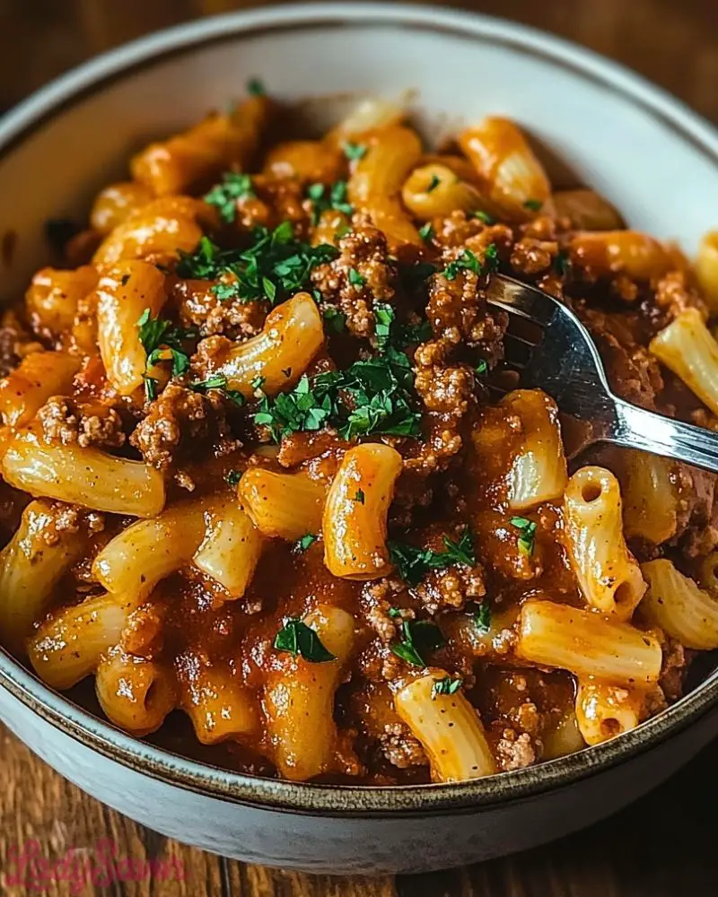 Easy Homemade Beefaroni