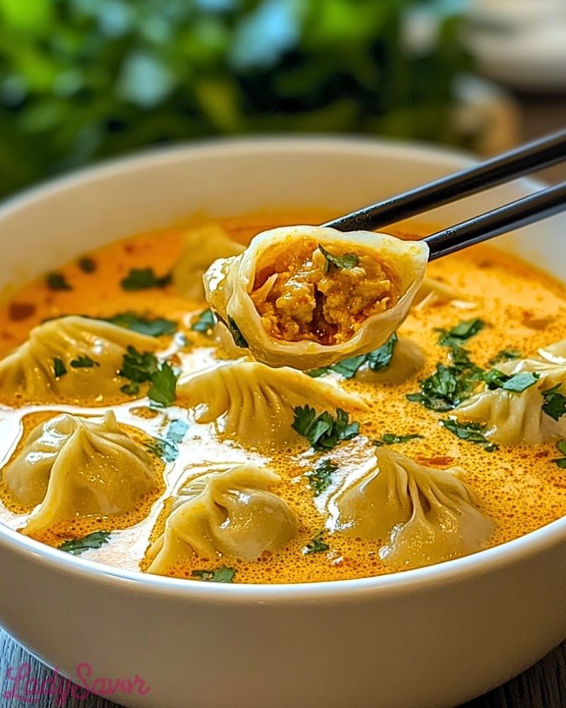 Easy Thai Red Curry Dumpling Soup Easy Thai Red Curry Dumpling Soup