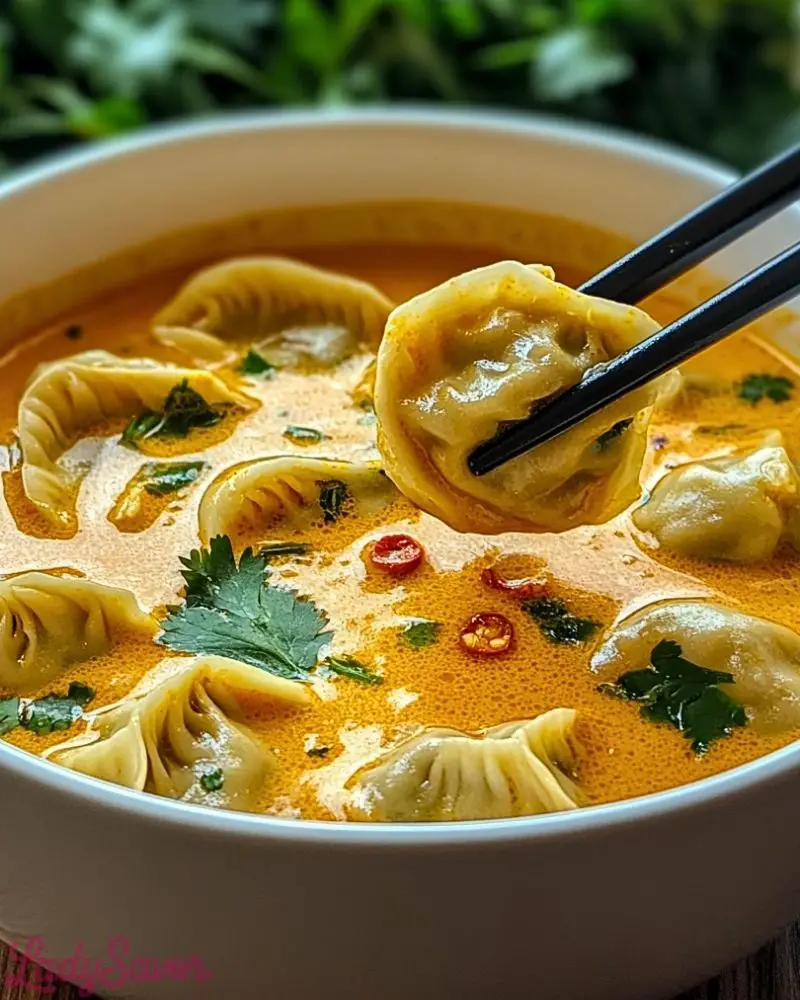 Easy Thai Red Curry Dumpling Soup Easy Thai Red Curry Dumpling Soup2