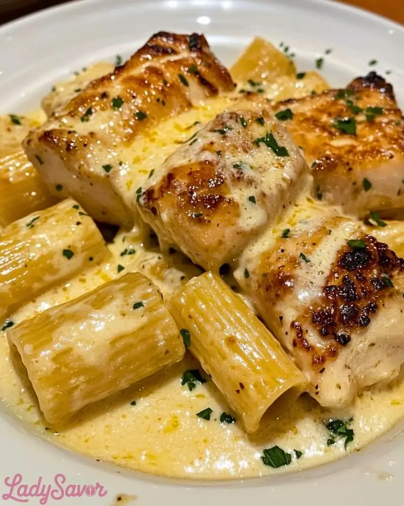 Garlic Butter Chicken Rigatoni in Creamy Parmesan Sauce Garlic Butter Chicken Rigatoni in Creamy Parmesan Sauce2