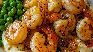 Garlic Butter Shrimp Veggie Mash Bowl