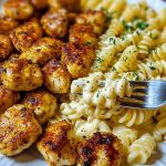 Garlic Parmesan Chicken Bites with Creamy Rotini Garlic Parmesan Chicken Bites with Creamy Rotini2