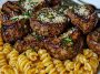 Garlic Parmesan Steak Bites with Cajun Twisted Pasta