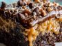 German Chocolate Poke Cake