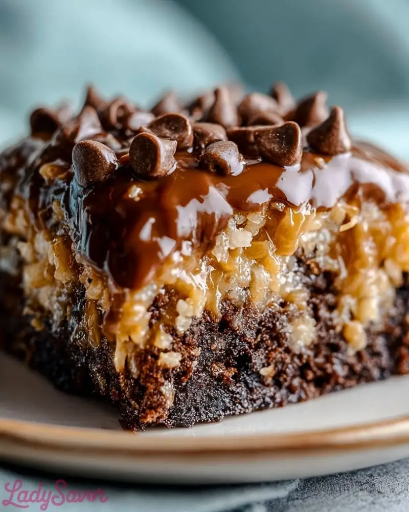 German Chocolate Poke Cake German Chocolate Poke Cake2