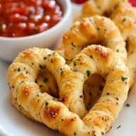 Heart Shaped Breadsticks