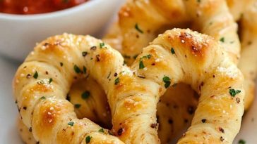 Heart Shaped Breadsticks