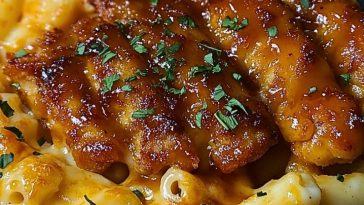 Hot Honey Chicken Mac N Cheese