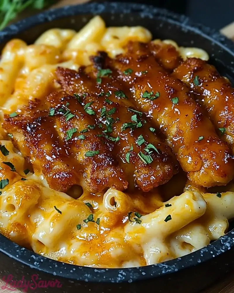 Hot Honey Chicken Mac N Cheese Hot Honey Chicken Mac N Cheese