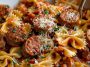 Italian Sausage with Bow Tie Pasta