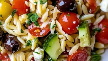 Mediterranean Orzo Pasta Salad