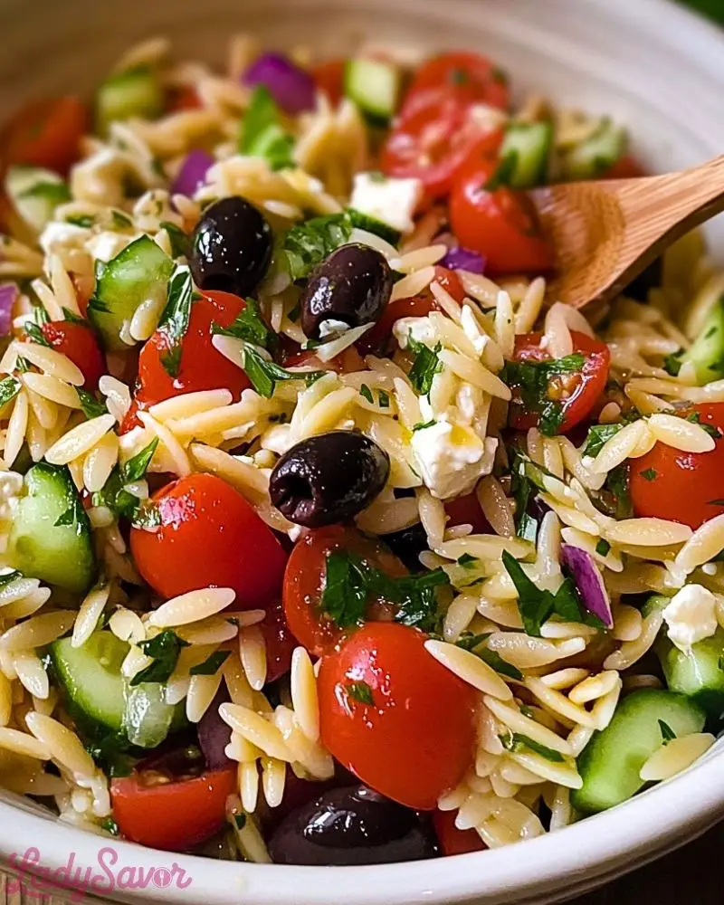 Mediterranean Orzo Pasta Salad Mediterranean Orzo Pasta Salad2
